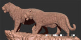Siberan Tiger Scene Statue