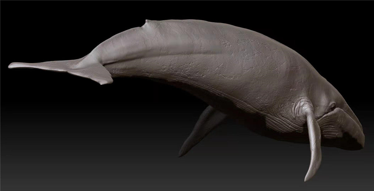 Blue Whale Unpainted Figure