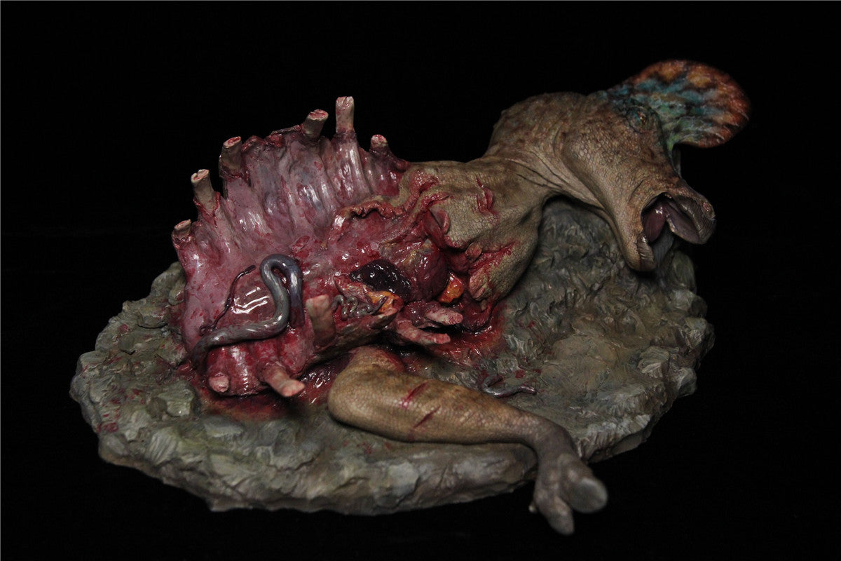 Corythosaurus Corpse Statue