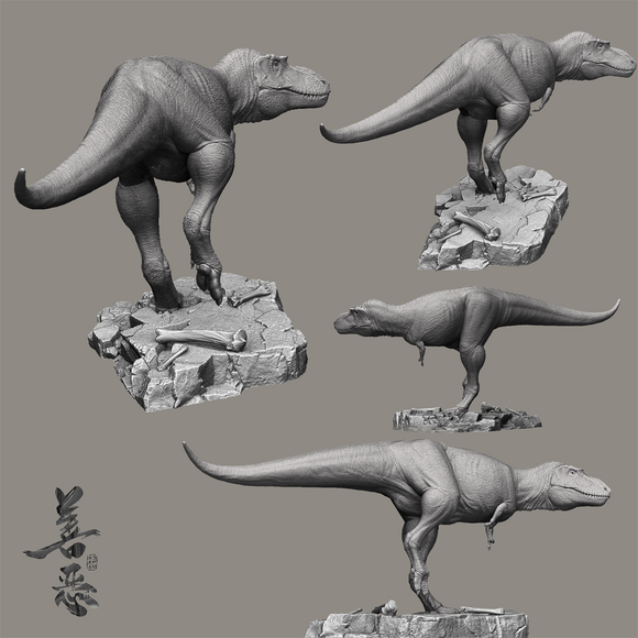 1/35 Albertosaurus Statue