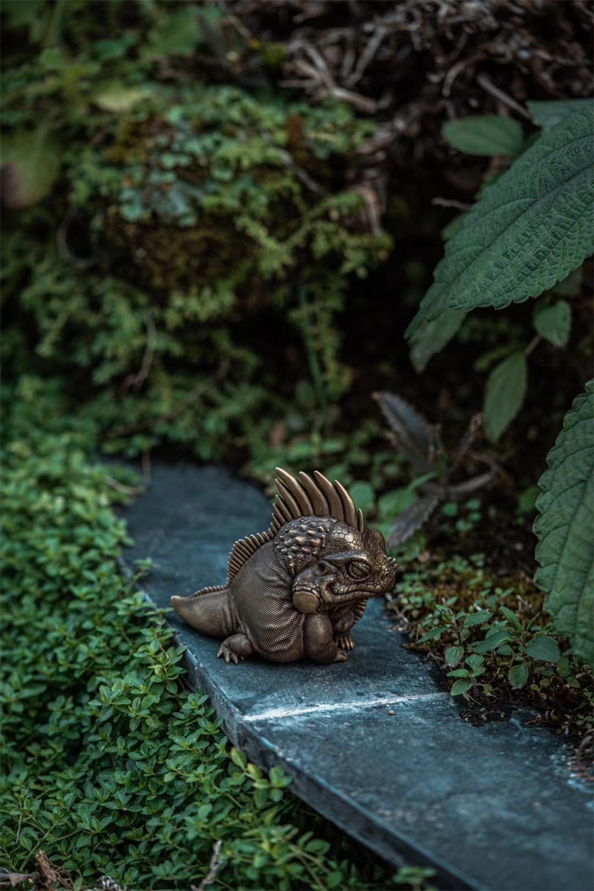 Common Green Iguana Limited Brass Model