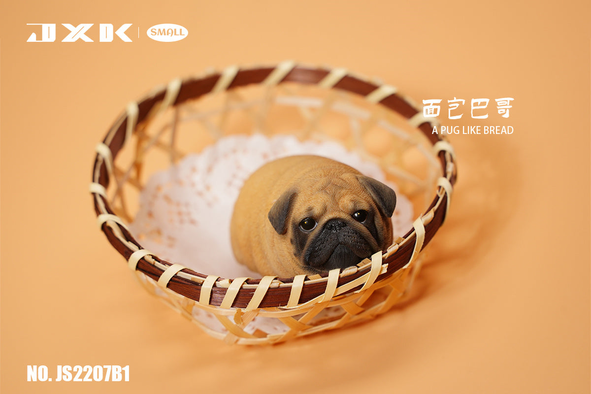JXK Small A Pug Like Bread Model