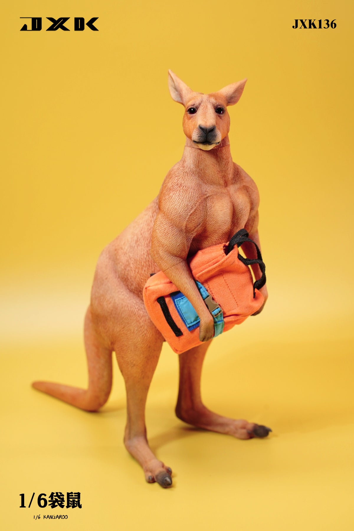 Anamalz Environmentally Friendly Kangaroo Wooden Toy Figure