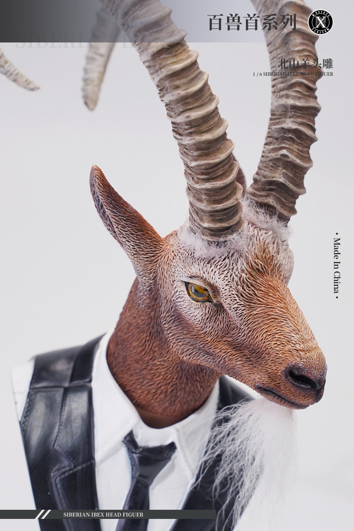 Mostoys 1/6 Siberian Ibex Head Figure