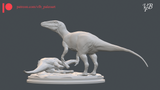 VFB Studio 1/35 Megaraptor diorama Scene Statue Kit