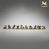 TONGSHIFU Mini Brass Dinosaur Model