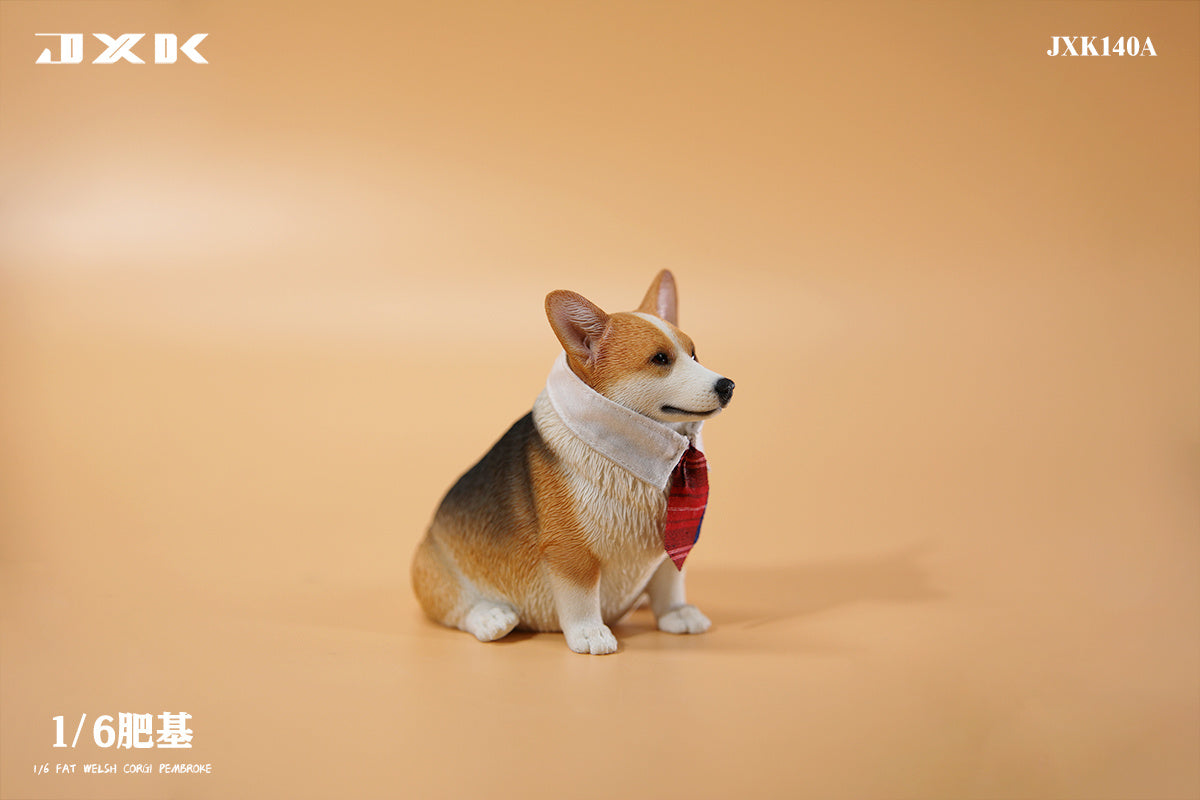 JXK 1/6 Fat Welsh Corgi Pembroke Model