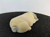 JXK Cute Sleep Pug Figure