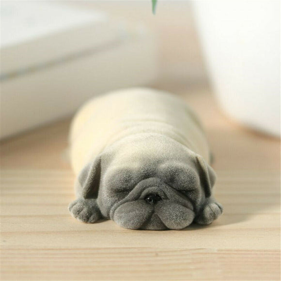 JXK Cute Sleep Pug Figure