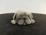JXK Cute Sleep Pug Figure