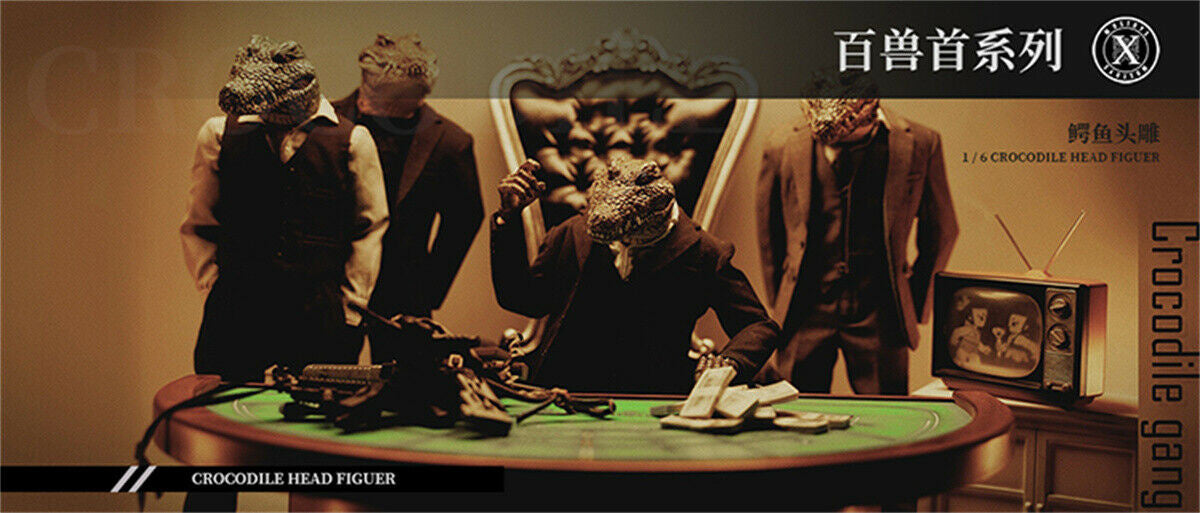 Mostoys 1/6 Crocodile Head Figure